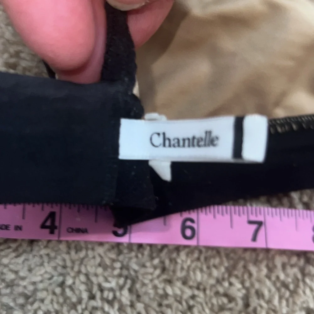 Chantelle C Magnifique Full Coverage Black Snakeskin Patterned Bra 36C/D - 38C/D